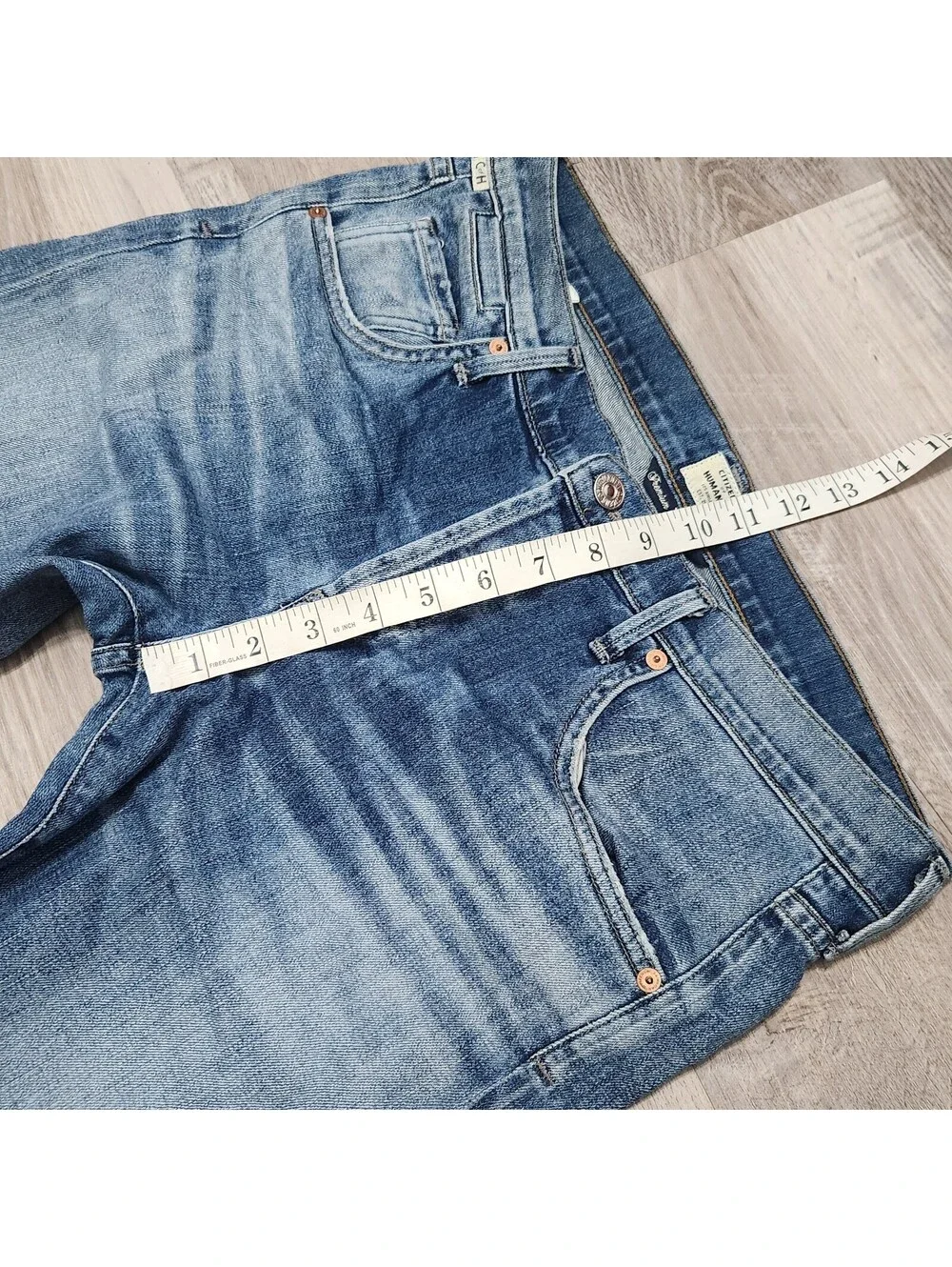 Citizens Of Humanity Jeans Emerson Slim Leg Sz 29 Premium Vintage Button Crop